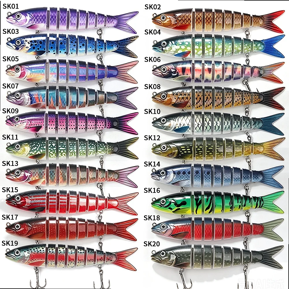 YQCCK 3 قطع طعوم صناعية صلبة ب - مراجعة Fishing Lure Box وسعره