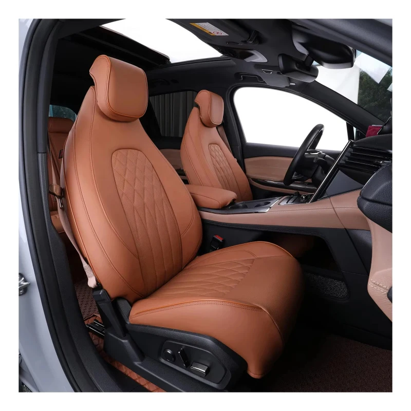 Leatherette Custom Fit Full Set Car Seat Covers for  2014 2015 2016 2017 2018 2019 2020 2021 2022