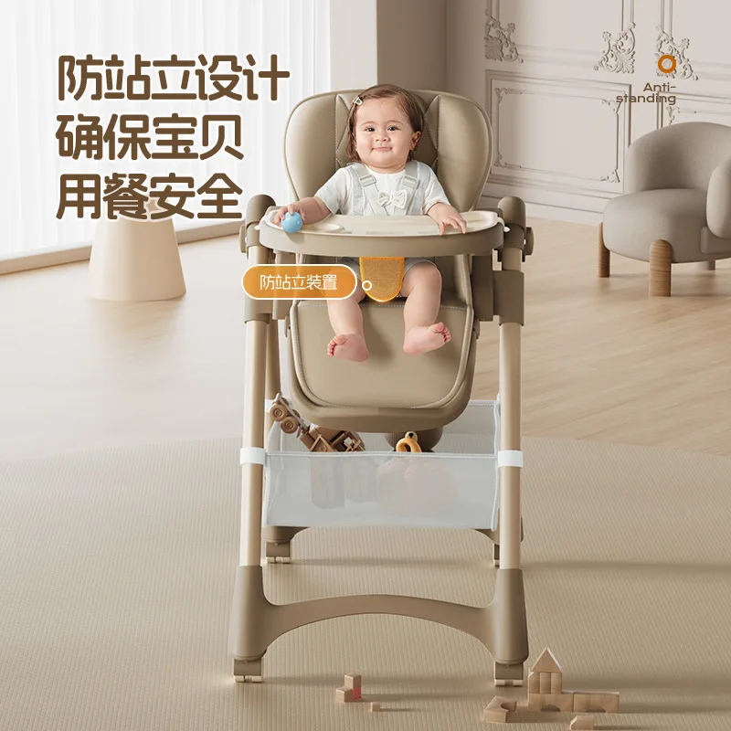 كراسي عالية كرسي طعام للأطفال متعدد الوظائف كرسي طعام للأطفال كرسي طاولة طعام بلاستيكي محمول للمنزل