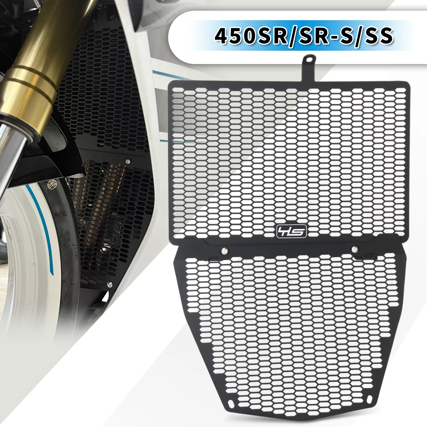 

FOR 450SR 450SR-R 450SS 450 SR SR-R SS 2022-2025 2024 2023 Motorcycle CNC Radiator Grille Cover Guard Protector Accessories