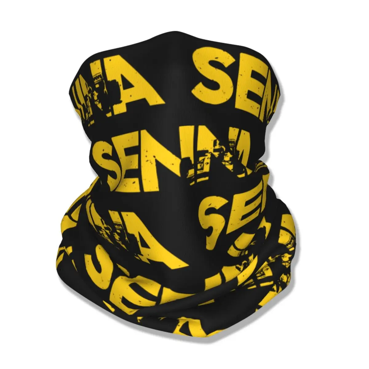 Ayrton Senna Bandana Neck Gaiter Printed Balaclavas Wrap Scarf Multifunctional Cycling Hiking for Men Women Adult Windproof