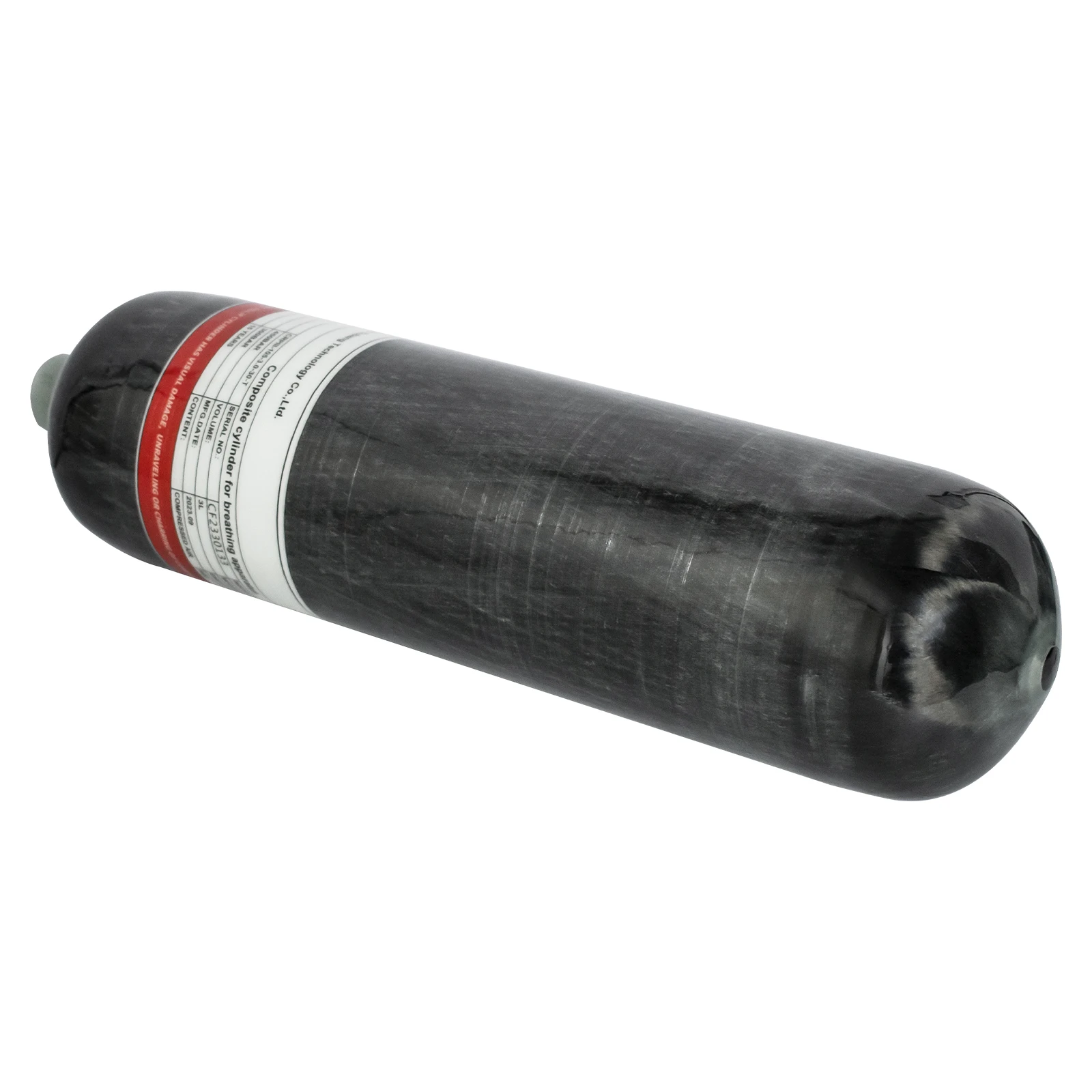 TUXING 3L Carbon Fiber Cylinders 4500Psi 300Bar High Pressure Cylinders Scuba Diving Tank for Firefighting Diving M18*1.5