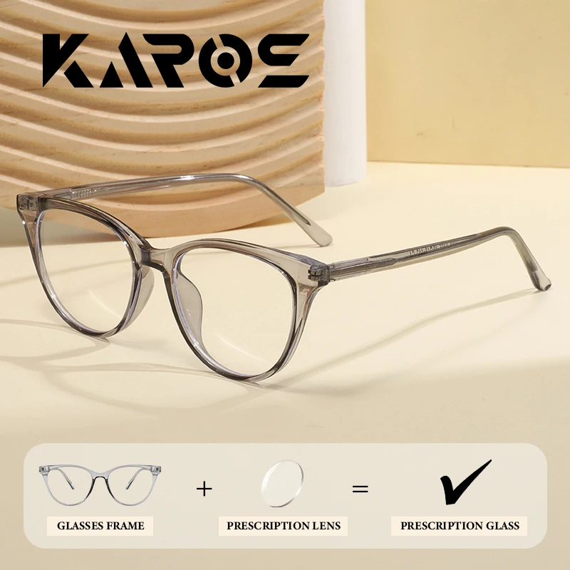 

KAROS New Stylish Design Blue Light Reading Glasses Progressive Multifocal Glasses Photochromic Customizable Prescription 8465
