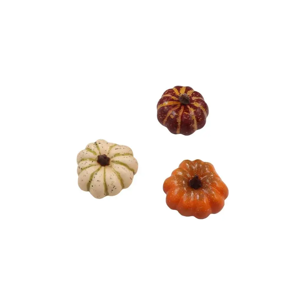 Multicolor Ornament Simulated Foam Pumpkin Durable DIY Artificial Pumpkin 3D Pumpkin Model Halloween Decor