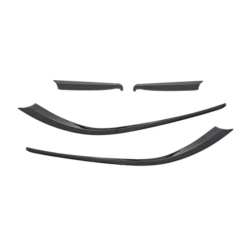 

Для Ford Focus RS MK3 2012-2018: Спойлер-накладка на передний бампер, защита от ветра, фиксированное крыло, декоративная накладка на бампер автомобиля