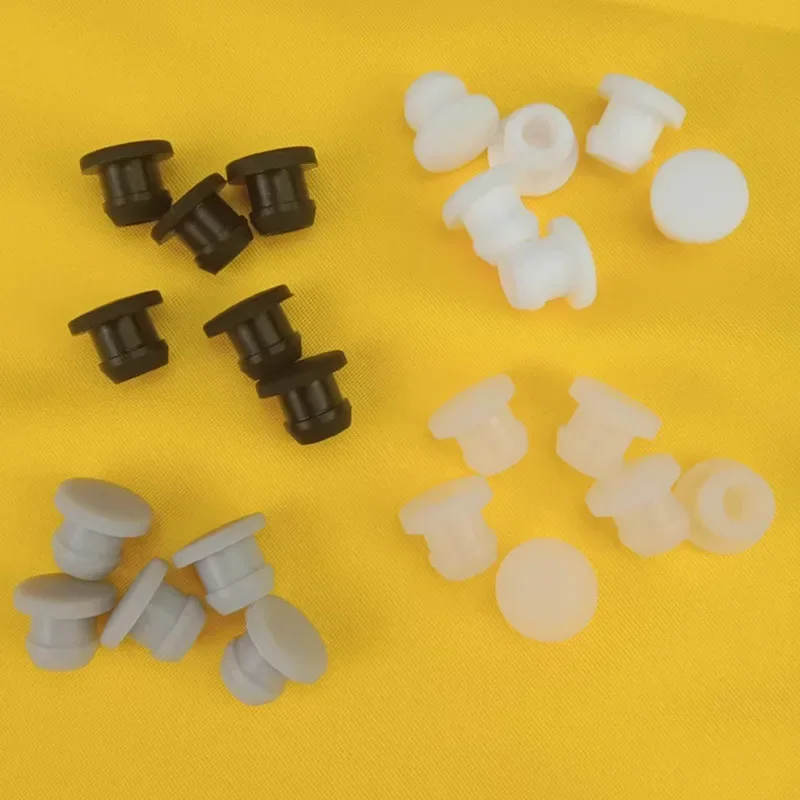 Silicone Rubber Conical Snap-on Hole Plug Blanking End T-type Plug Caps Seal Stopper 2.5mm-50.6mm