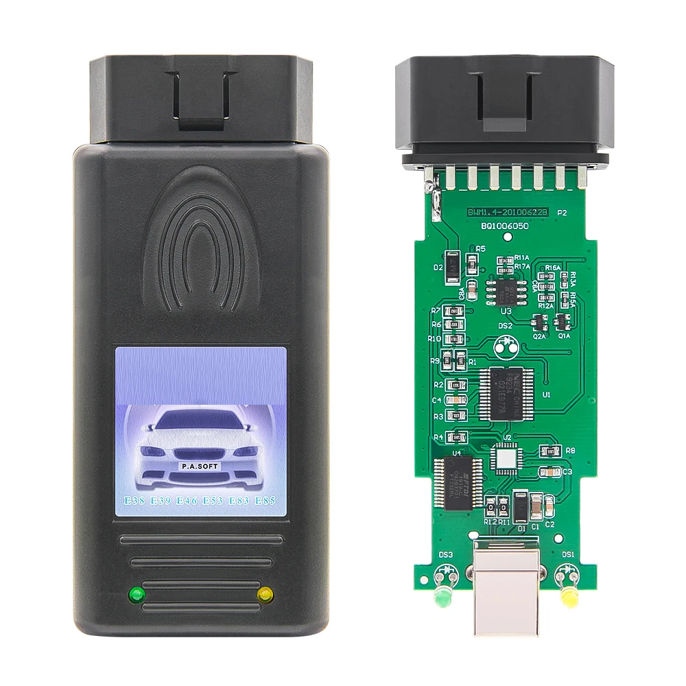 OBD2 Diagnostic Scanner V1.4.0 USB Code Reader FTDI Chip Auto Fault Code Scan Tool Multi-Function Car Diagnostic Interface