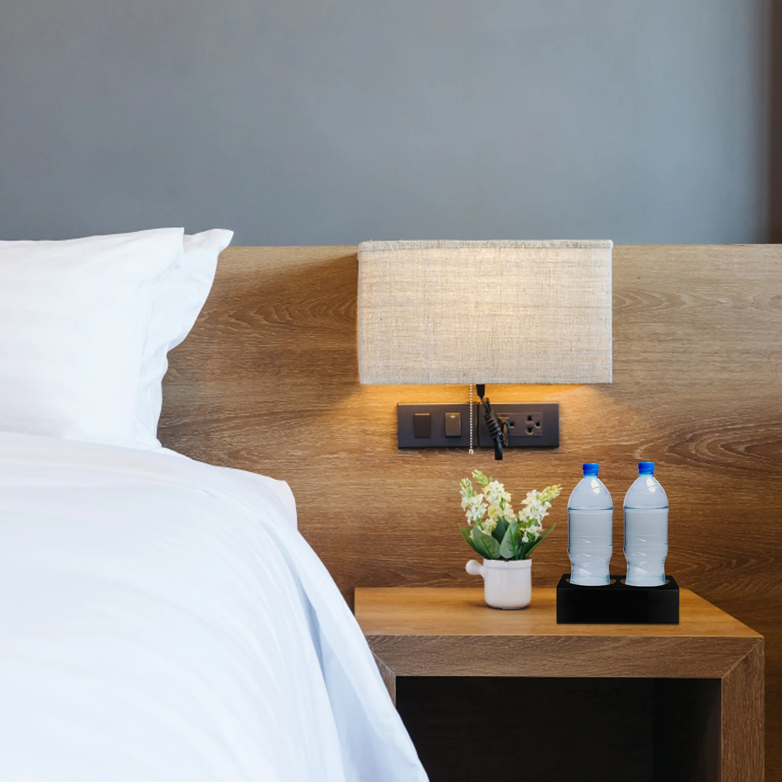 

1pcs Acrylic Water Cup Rack Stackable Beverage Display Stand For Hotel Room Drink Bottle Organizer Cabinet Cup Holder