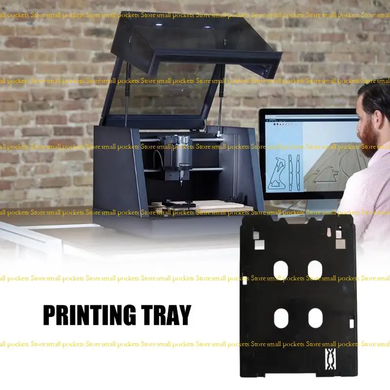 R1WD Ergonomisches PVC-Ausweiskartenfach, Plastikkarten-Druckfach, Ersatz