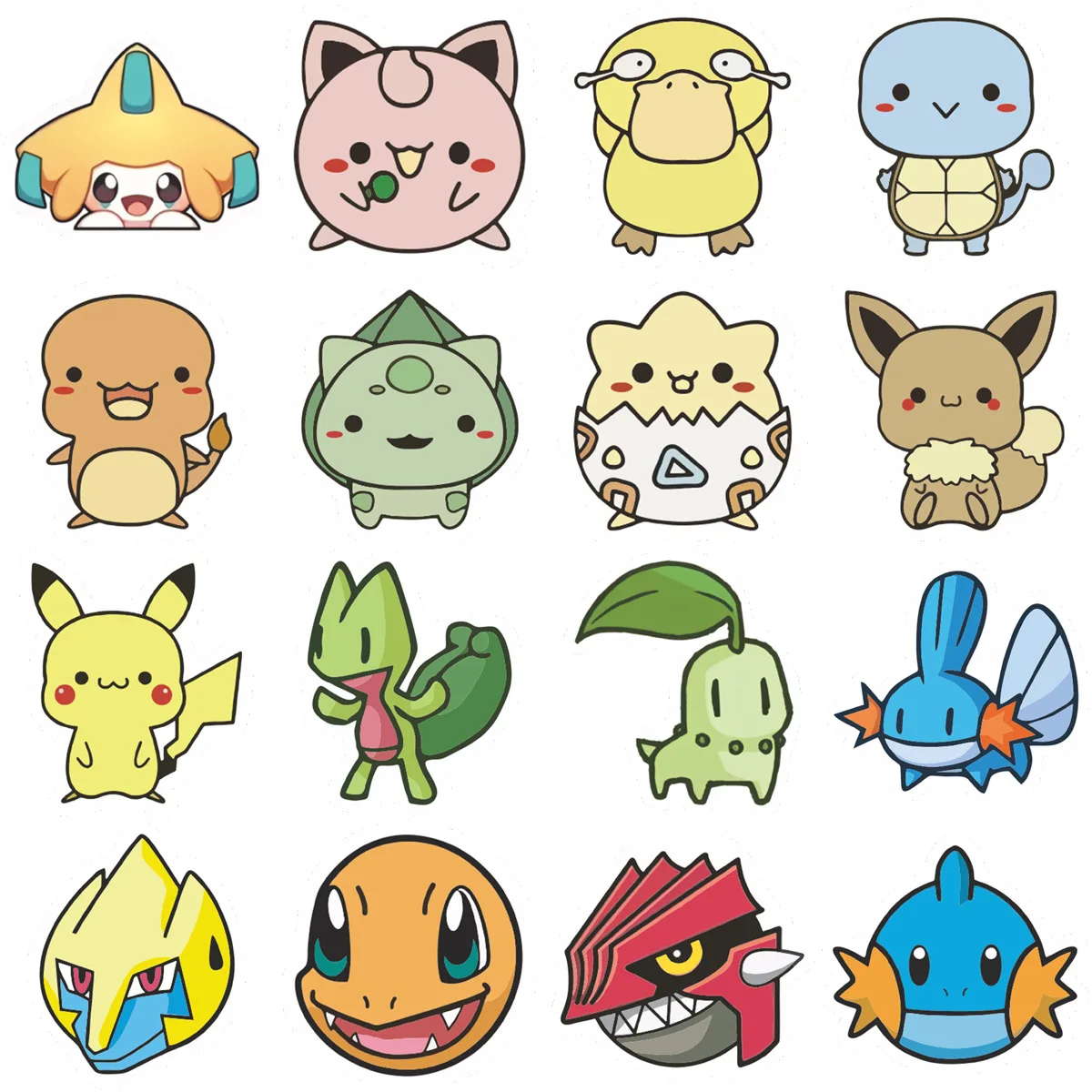 10/50 قطعة لطيف البوكيمون الكتابة على الجدران ملصقات Q-نسخة بيكاتشو الكرتون مائي DIY بها بنفسك الأمتعة الهاتف الغيتار سكيت ملصق مضاد للمياه #5