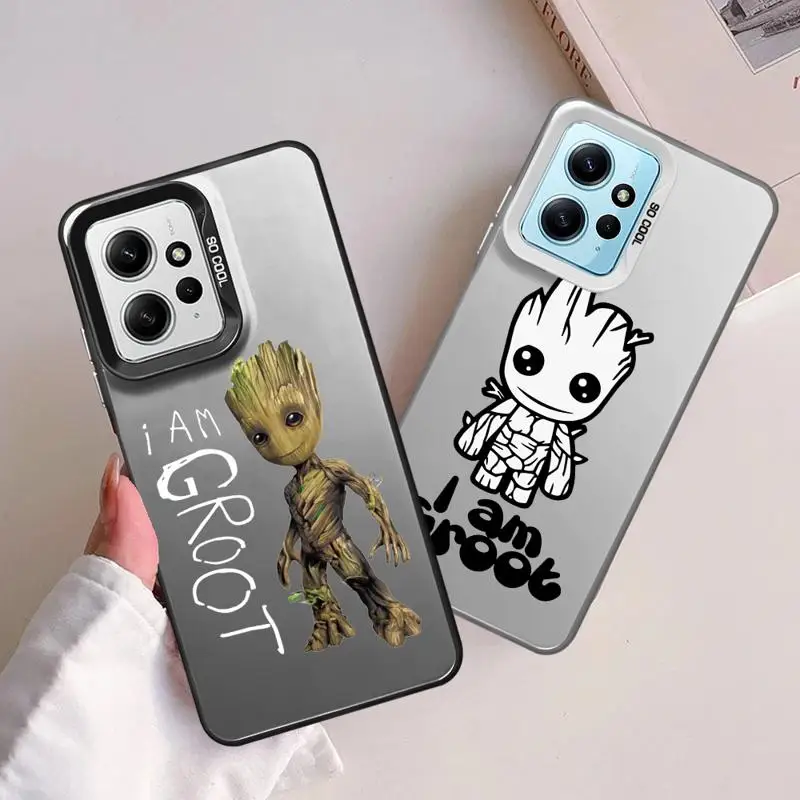 Marvel Groot Flora Colossus phone cases for Xiaomi Poco C50 X3 NFC C61 C51 X3pro Redmi 12C 13 A2 A3x 12 funda Back Shell Cover