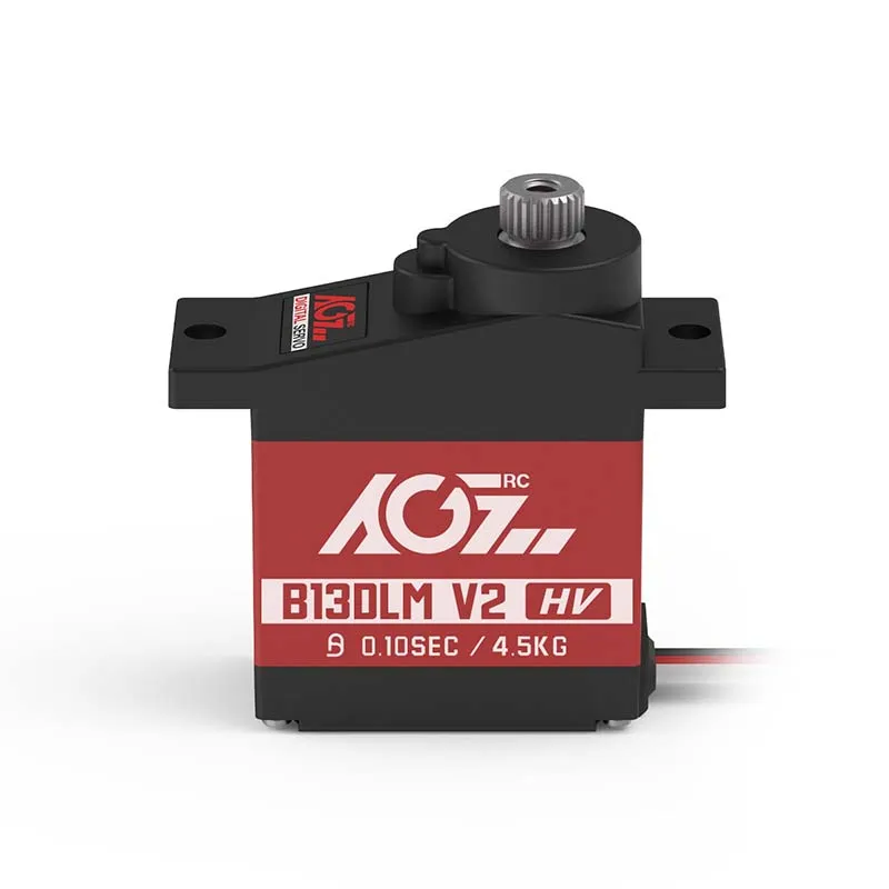 AGFRC B13DLM V2 4.5kg High-Torque Metal Titanium-Gear Car Model Robot 13g Mini