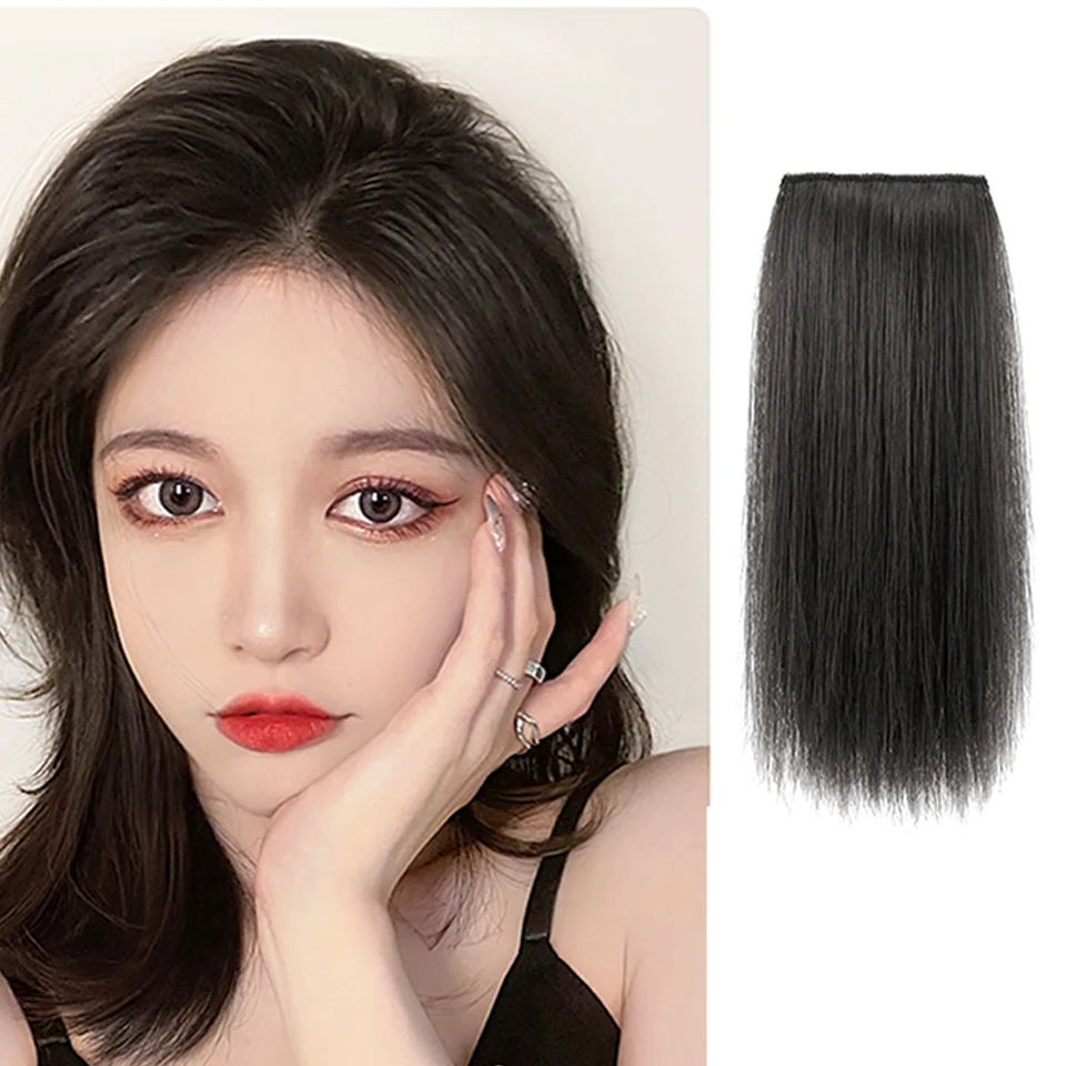 

Hair ClipHair Extension Synthetic Hair Long Wave Clip In Hair Extensions False Hair Black Ren Hair Pieces for Women