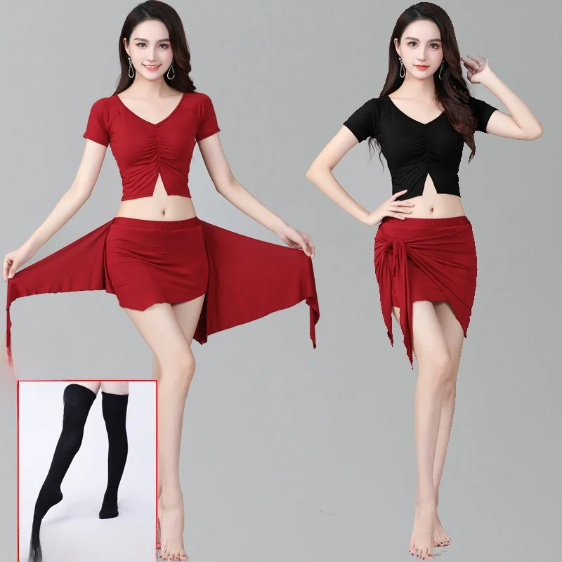 conjunto-de-pratica-de-danca-do-ventre-feminino-saia-curta-e-top-de-manga-curta-para-iniciantes-traje-de-performance-de-ve