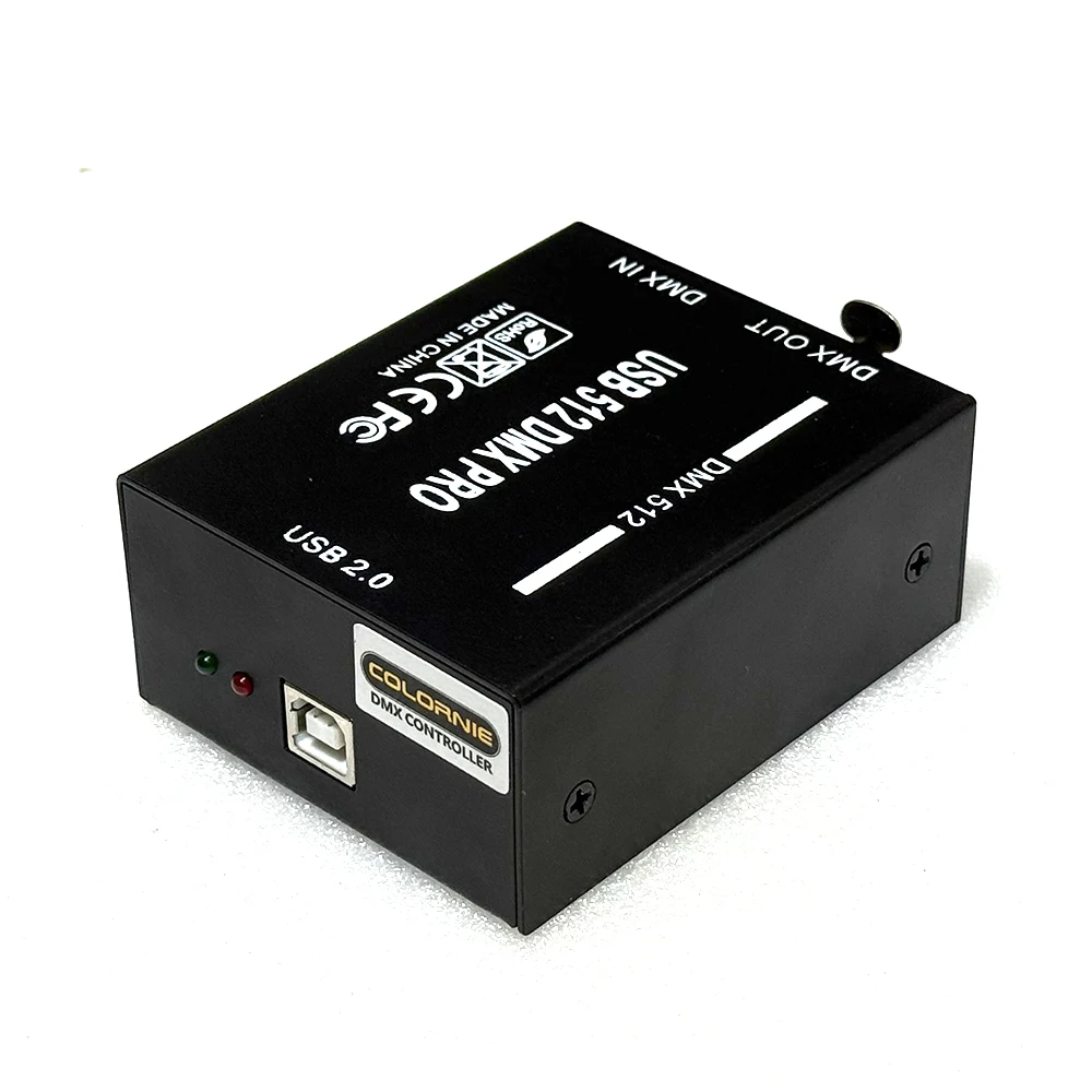 USB DMX512 PRO Pangolin Quickshow Laser Software Signal Converter Controller Box