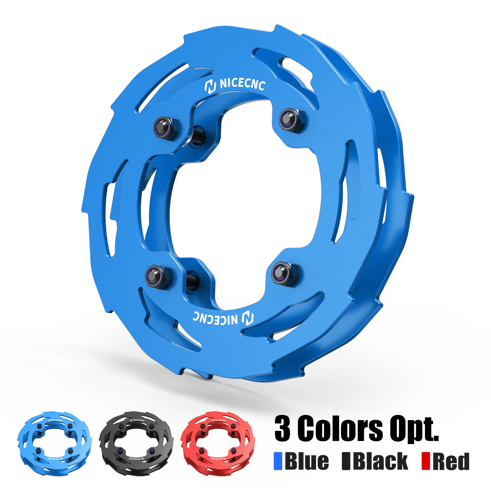 NICECNC für Yamaha YFZ450R 2009-2023 5mm Aluminium-Kettenradschutz, verhindert Abfallen, rostfrei, ATV-Zubehör – Detail 7