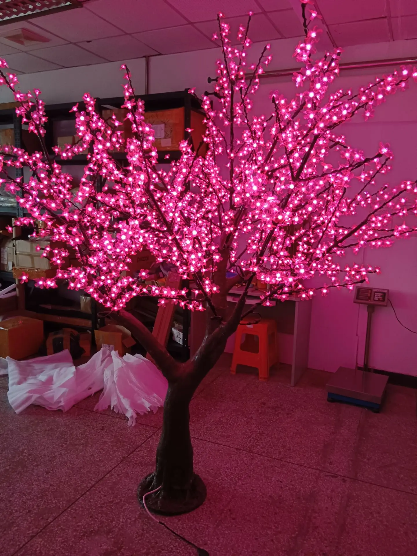 

Outdoor LED Artificial Cherry Blossom Tree Light Christmas tree lamp 1872pcs LED Bulbs 2.5m Height 110/220VAC garden decor