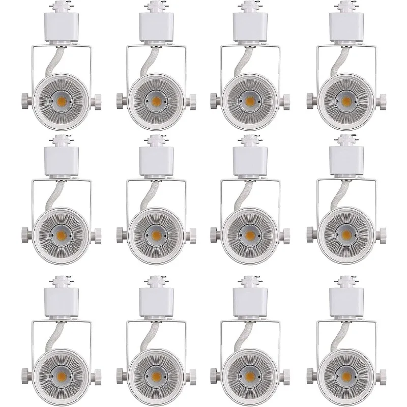 

CLOUDY BAY 8W 3000K Теплый белый светодиодный трековый светильник с регулируемой яркостью, CRI90 + True Color Rendering, регулируемый угол наклона, трек L
