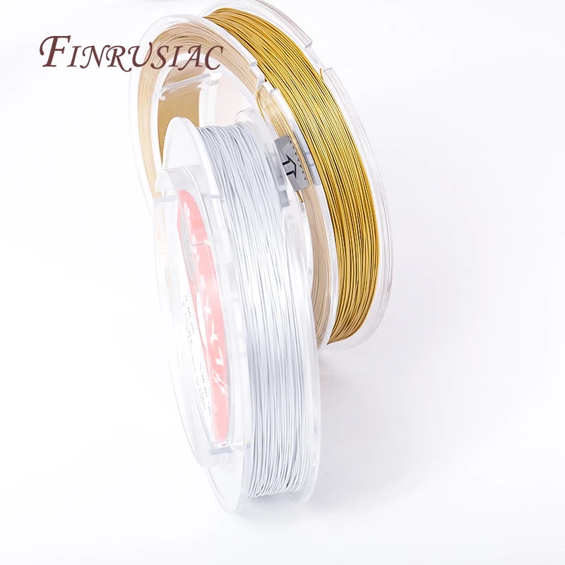 0,4 MM DIY Handgemachte Beständig Starke Weiche Linie Edelstahl Tiger Schwanz Perlen Draht Für Schmuck Machen Zubehör – Detail 19