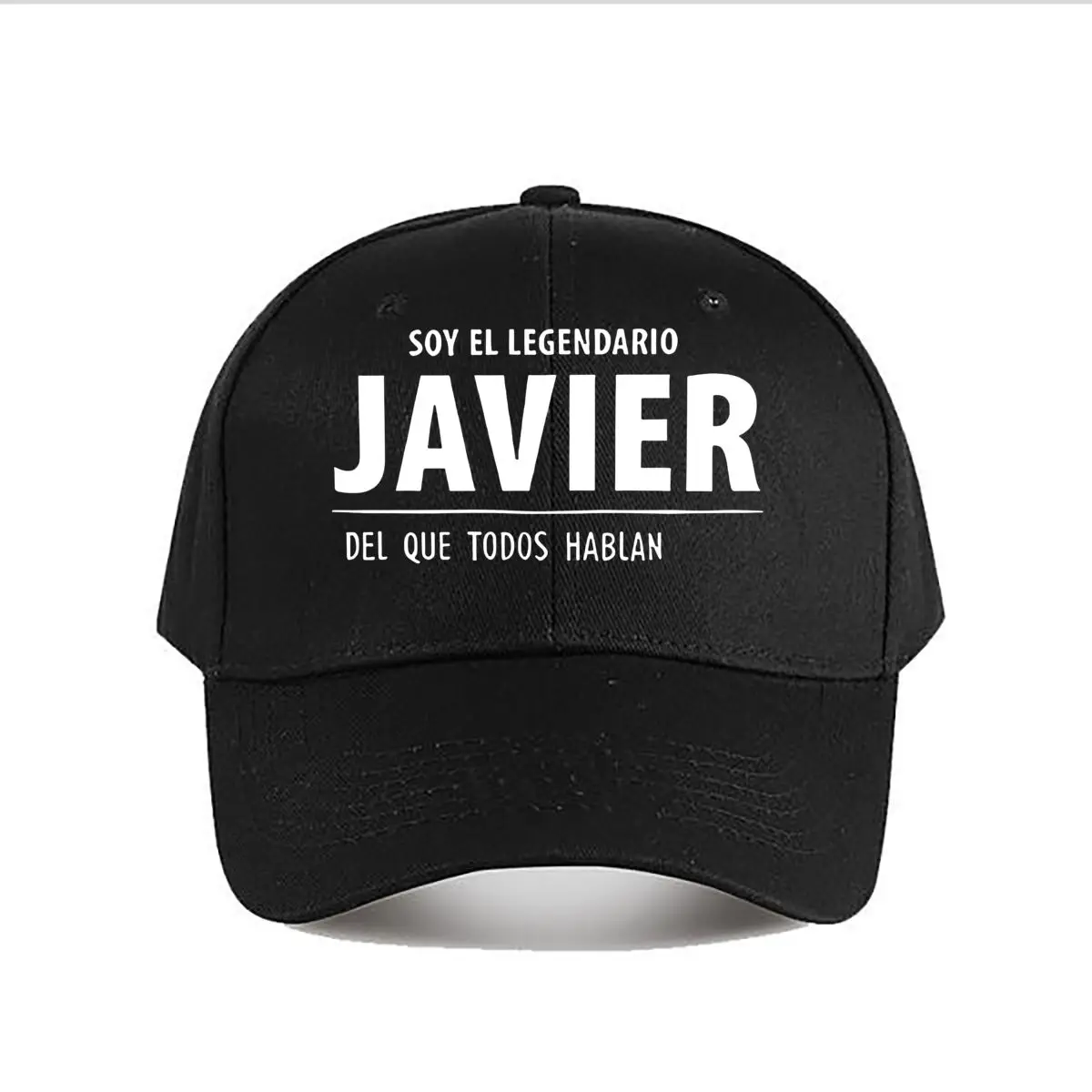 Legendary Javier Graphic Baseball Cap Fashion Men Sunhat Women's Outdoor Sports Snapback Cap