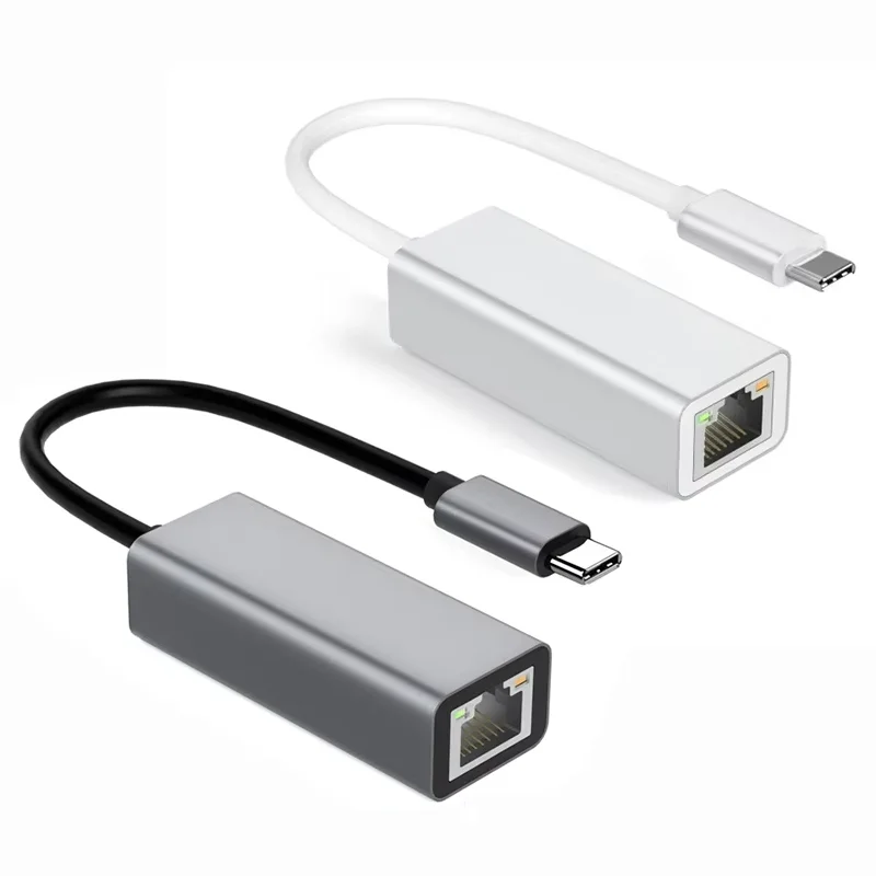 Ethernet-адаптер USB C к 100/1000 Мбит/с Type-C к RJ45 LAN Gigabit Network Card Thunderbolt3