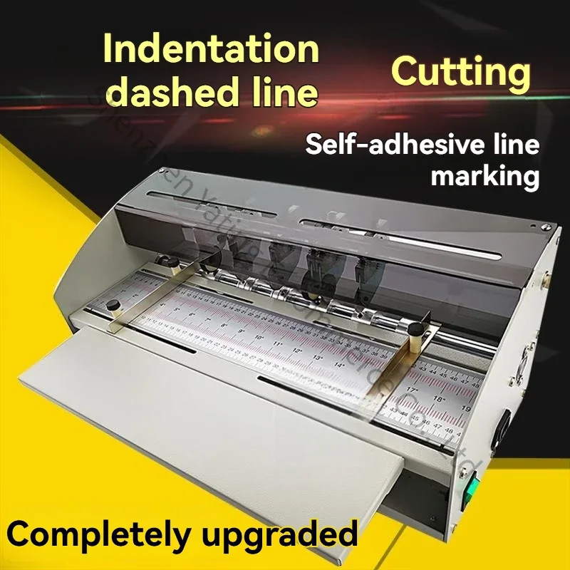 Dotted Indentation Creasing Machine Electric Indentation Machine  Scribing Business Greeting Card Color Page Scribing Machine