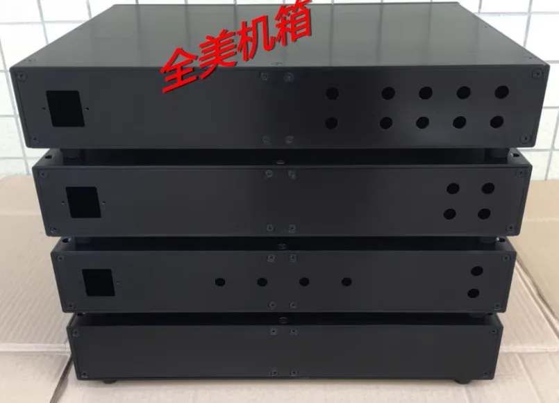 QM طبق الأصل Naim Ming هيكل مضخم فك التشفير الأمامي من الألومنيوم NAP552 (430 * 70 * 258 / 308 م)