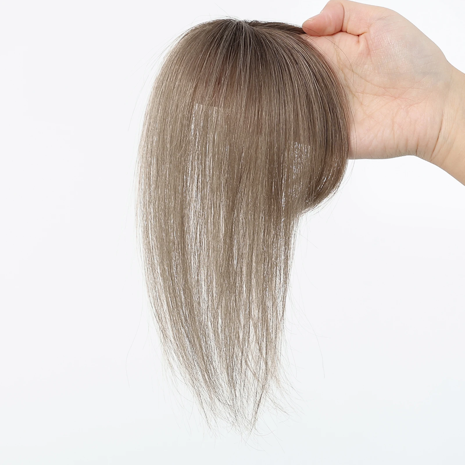 100% ريمي الشعر البشري القبعات العالية مع الانفجارات أومبير براون قطع الشعر ثلاثية الأبعاد Wispy الانفجارات للنساء شعر رقيق شعر بشري حقيقي توبر كليب