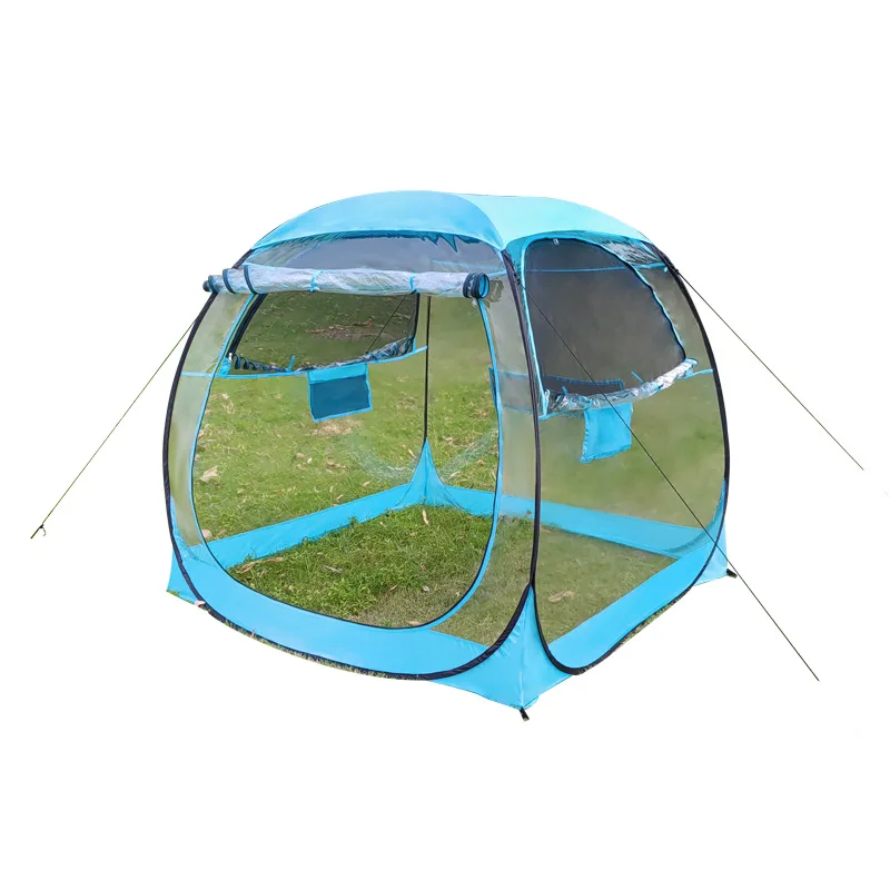 Factory Wholesale Outdoor Camping Transparent PVC Tent Four Seasons Quick-Throwing Waterproof Sunshade Portable Park Picnic