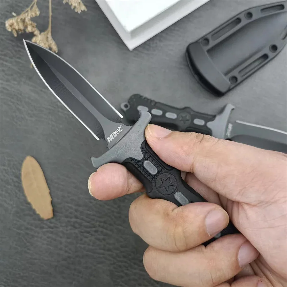 Fixed Blade Knife MT Five Stars Military Tactical Knife 440C Blade ABS Handle Pocket Knife Outdoor EDC Camping Cutting Tool