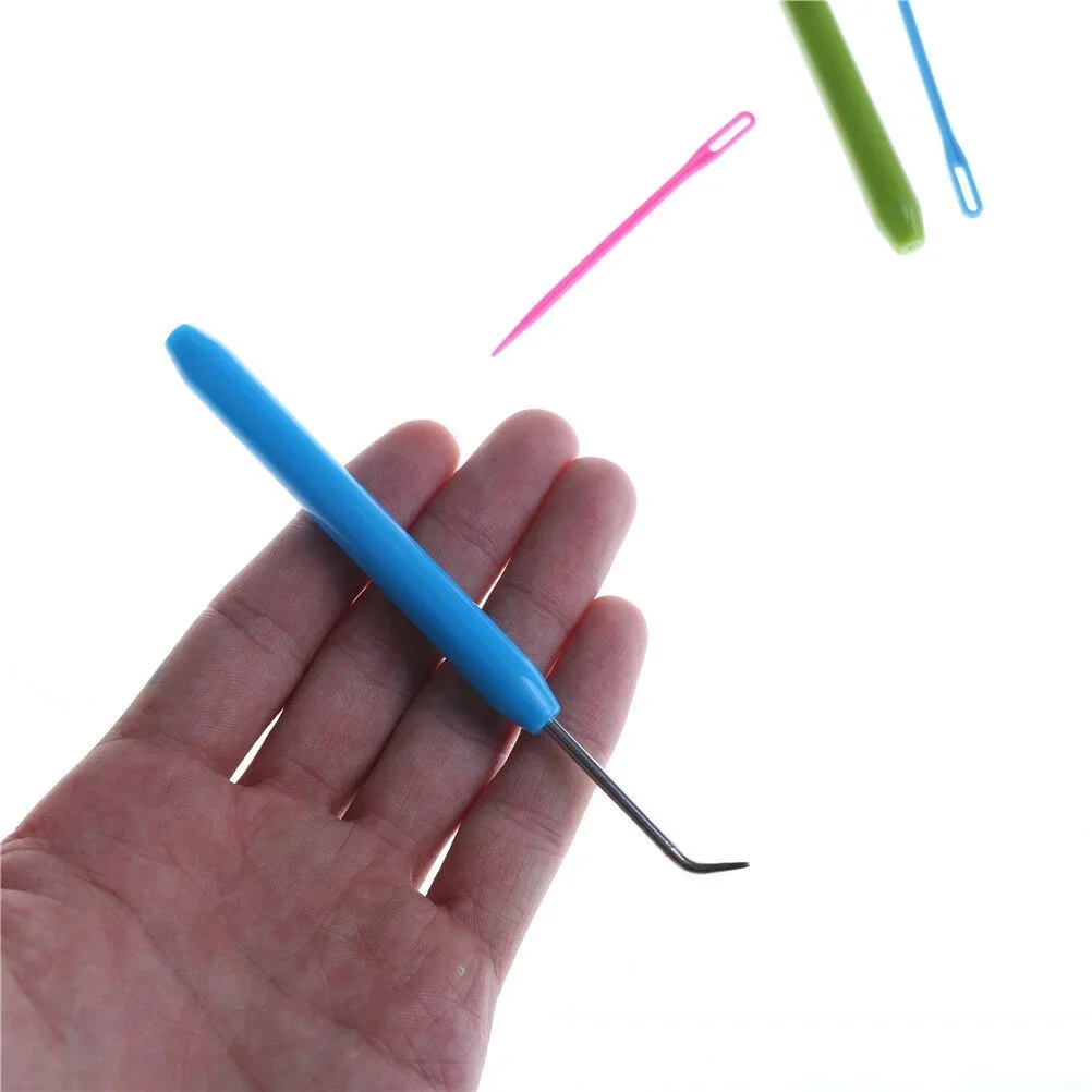 2pcs Needle and Hook Crochet Hook Set For Knifty Knitter & Knitting Loom