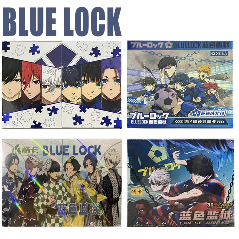 Anime Blue Lock Trading Cartões Colecionáveis, Isagi Yoichi, Chigiri Hyoma, SSR PR QR, Rare Character Game Card, Presentes de Brinquedo Infantil