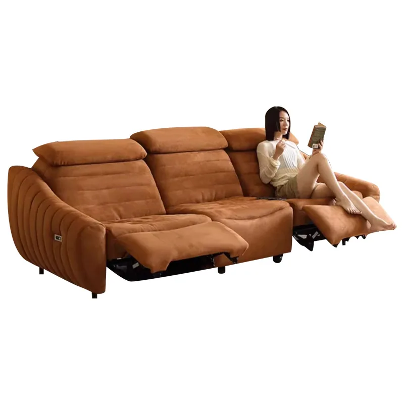 

Fabric, electric, sofa, multi-functional, electric, French, retro, medieval, straight row