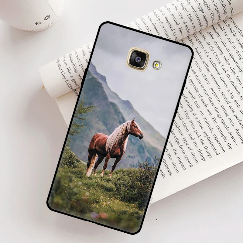 Funda de caballo para Samsung Galaxy J4, J6 Plus, A6, A8, A9, J8, 2018, A3, A5, J3, J5, J7, 2016, 2017