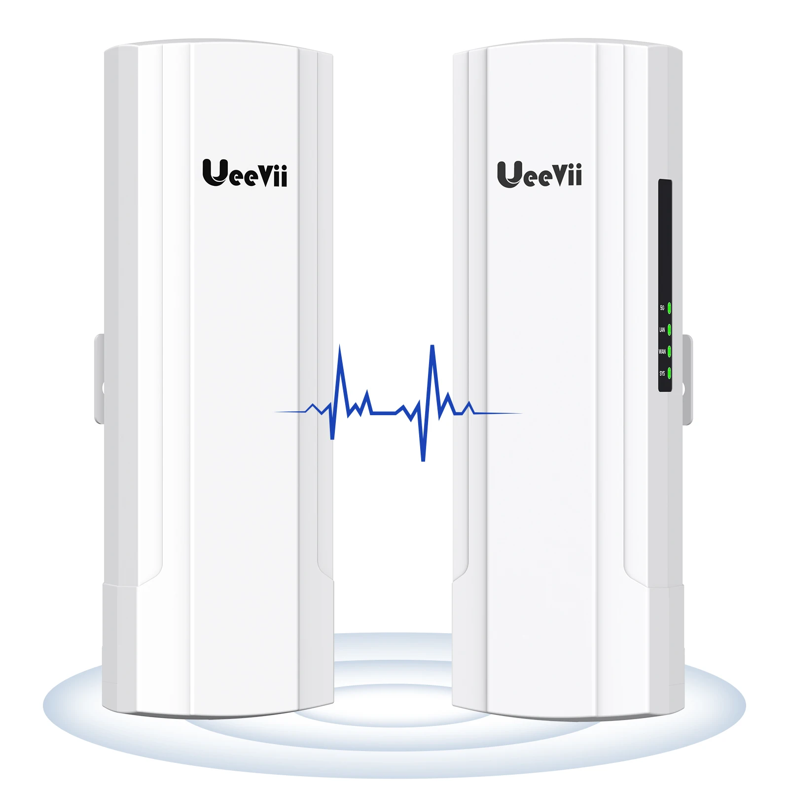 

Ueevii CPE902 5.8G Wireless Bridge 10KM Wifi Router Extender Long Range Outdoor CPE 900Mbps 48V 16dBi 2 Lan WiFi Bridge Amplif