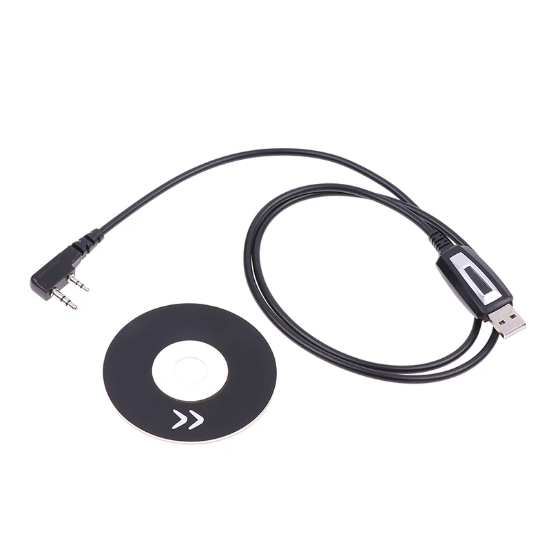 Baofeng-Cable de programación USB con CD de controlador para Baofeng, Radio bidireccional, Walkie Talkie, UV-5R, UV5R, 888S