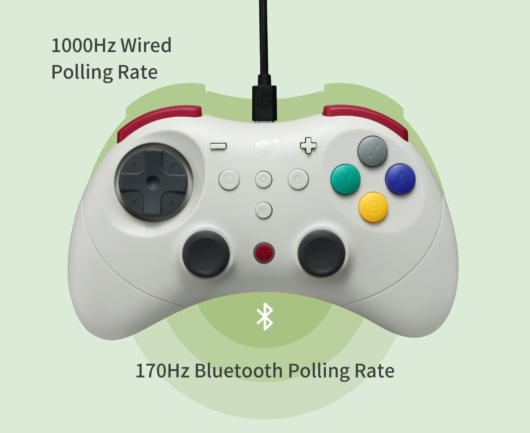 GuliKit Elves 2 Pro Wireless Gaming Controller für Switch 2 Windows Hall Joysticks mit 1000 Hz Gamepad für iOS und Android – Detail 5