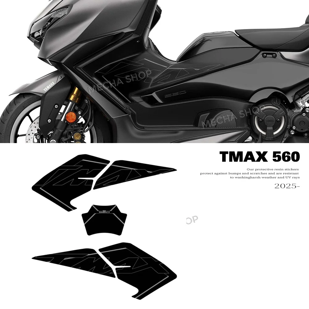 

For TMAX 560 2022 2023 2024 2025 2026 Accessories Central Pedal Area Decorative Motorcycle Stickers