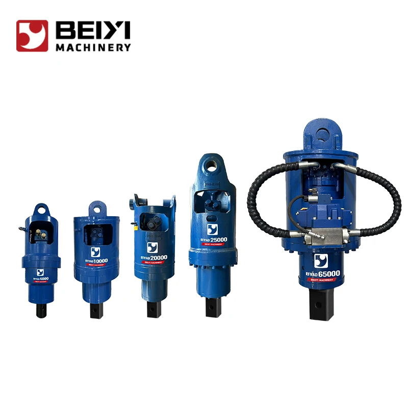 

Beiyi Hydraulic Earth Auger Drill Machine with Motor Gear Bearing for Post Hole Digging for 2-60T Excavators