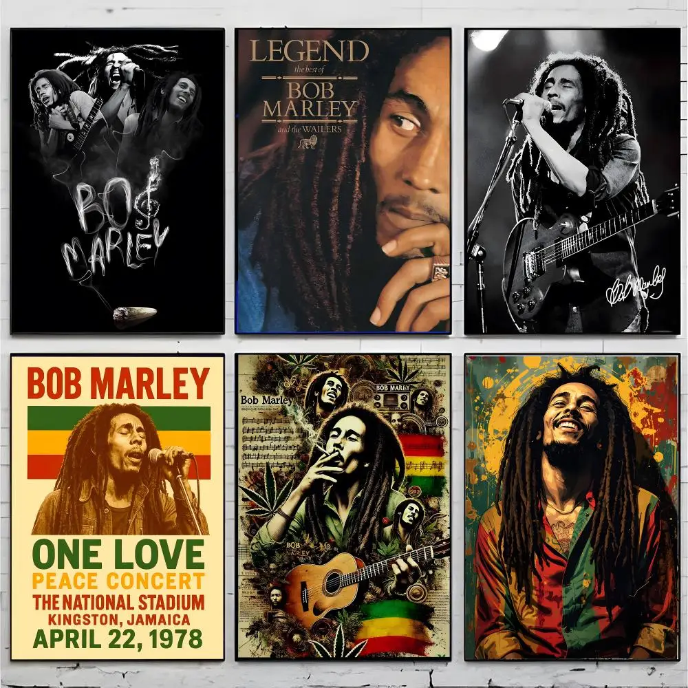 Singer Reggae Bob Marley Poster Superior Home Space  Indoor Decorative Art & Home Decor