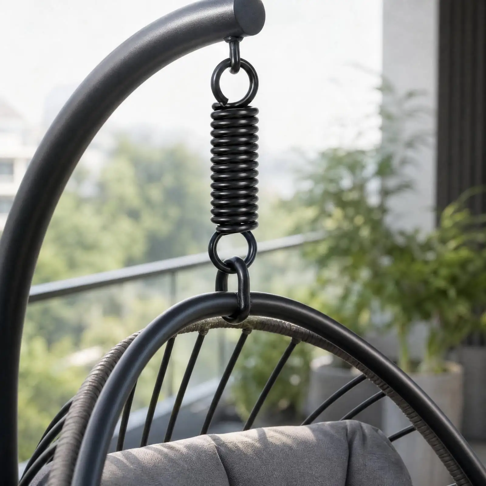 Elastic Tension Spring Hook for Hanging Punching Bags and Leisure Swings
