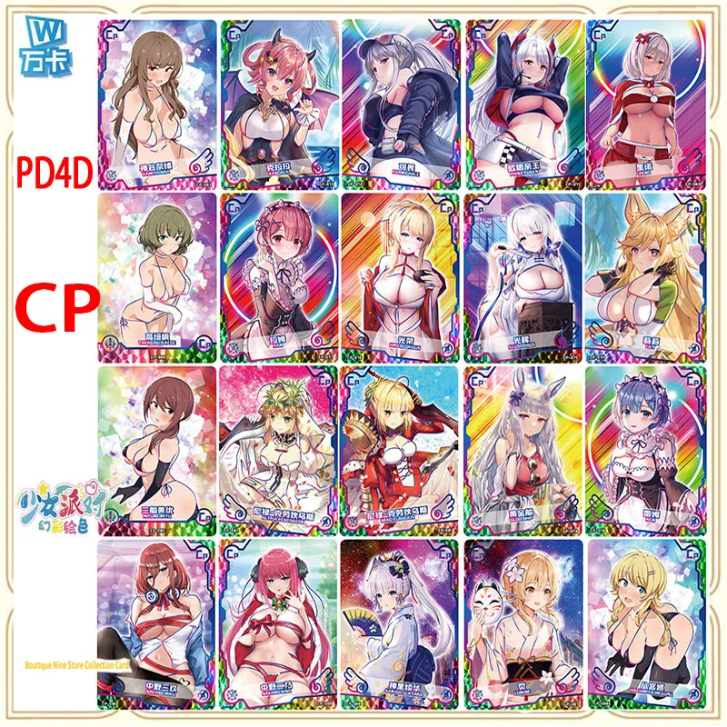 

Anime Characters Goddess Story Girl Party CP Karem Ram Ayanboling Anime Characters Hot Stamping Collection Flash Card Toy Gift