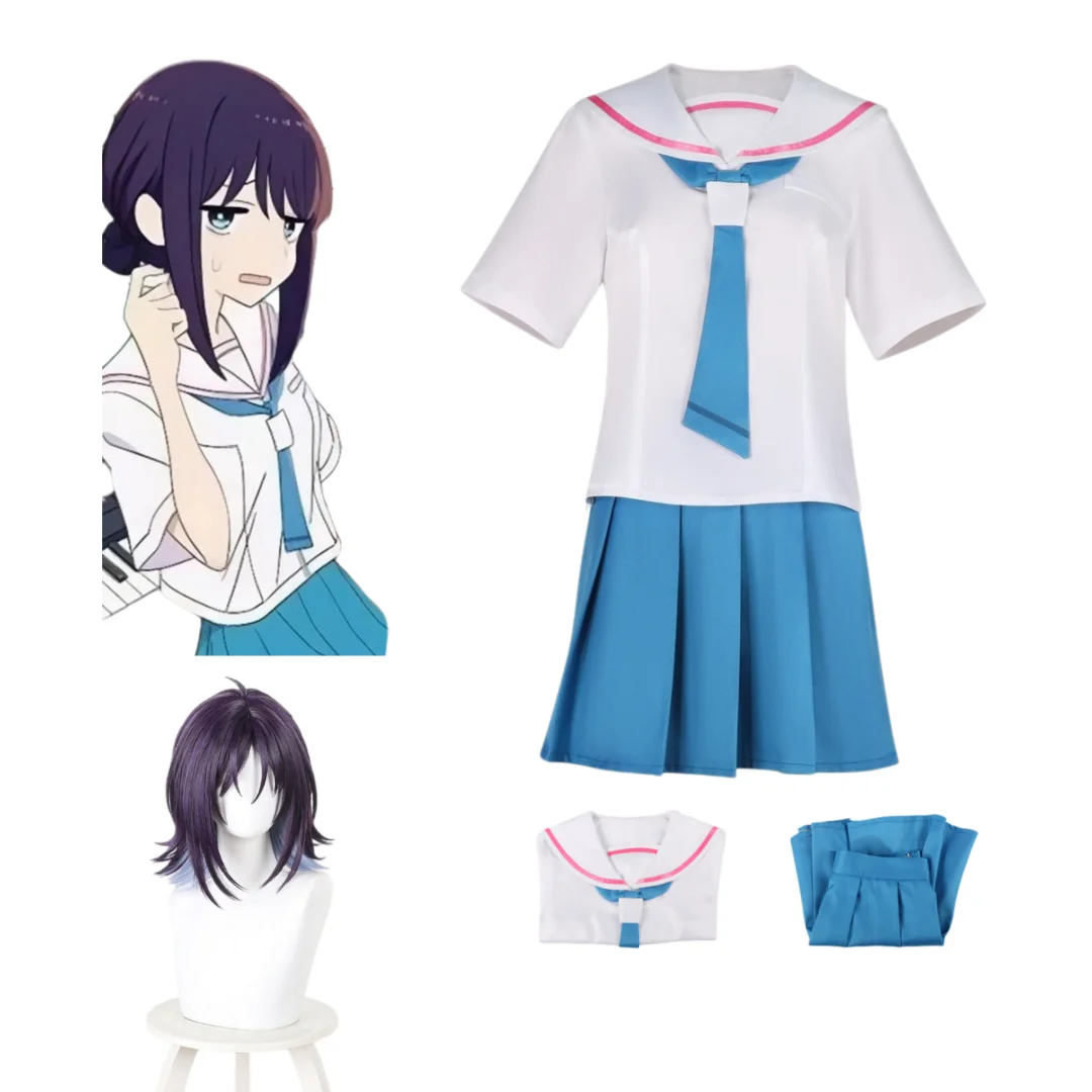 

Spacetime Princess Kaguya Ayaha Sakayori Cosplay Costume Wig Full Set Sailor Suit