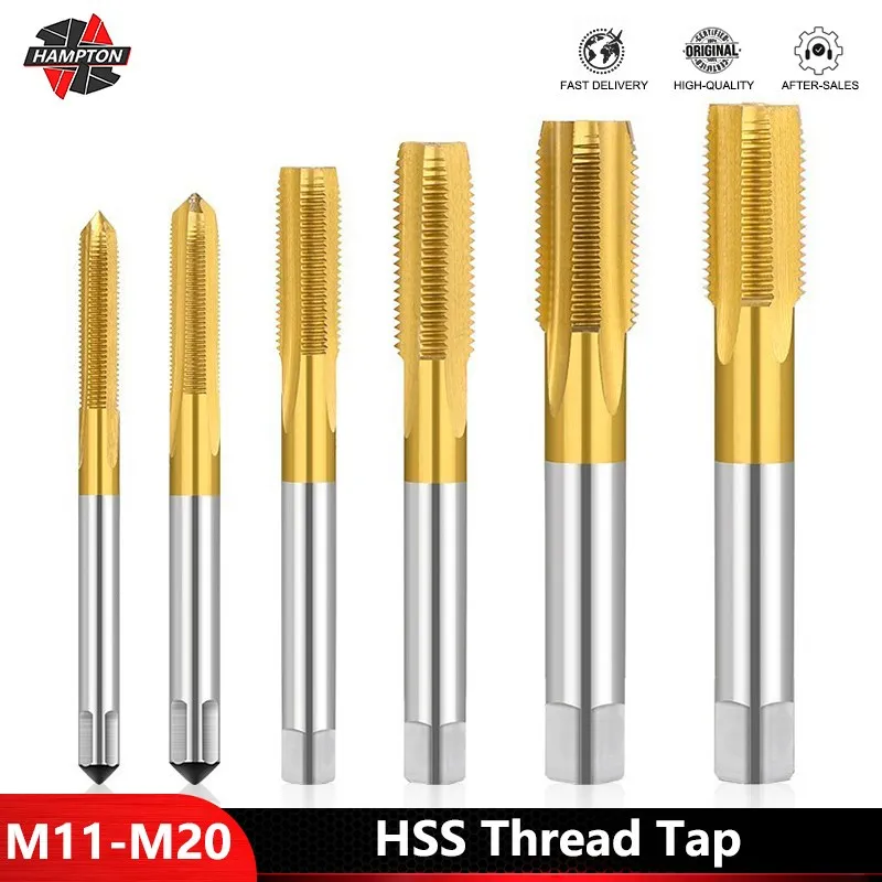 

HSS Thread Tap Right Hand Machine Straight Flute Taps Machine M11 M12 M14 M15 M16 M18 M20 for Metalworking Hand Tool