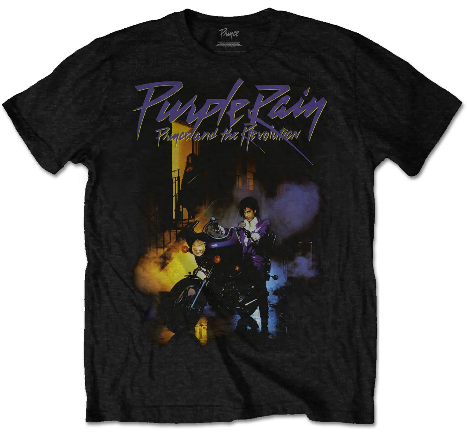 

Prince Purple Rain Black T Shirt Plus Sizing New Official