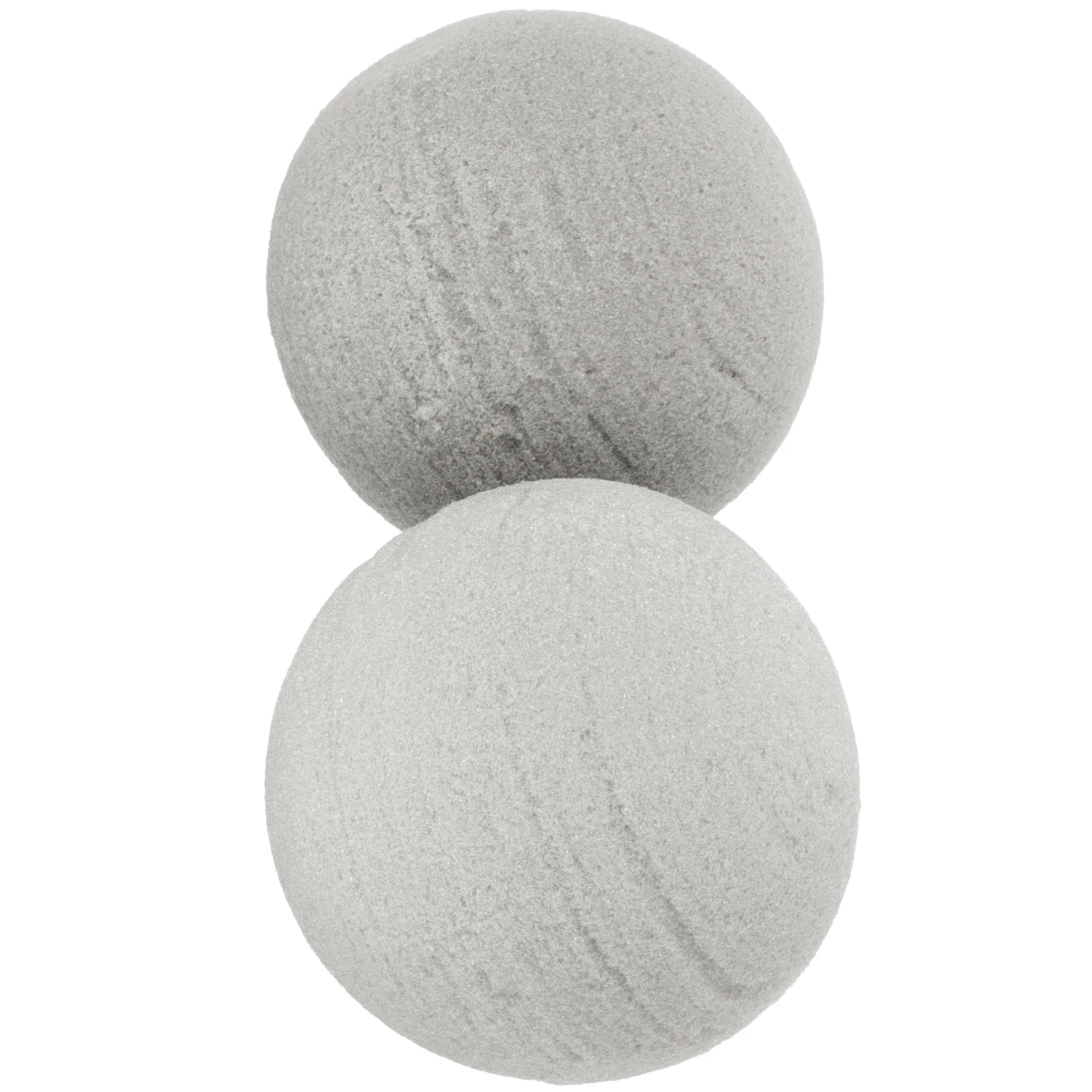 

2 Pcs Wedding Decoration Bouquet Sphere Floral Foams Artificial Flower Florist Supplies Grey Round Foamt
