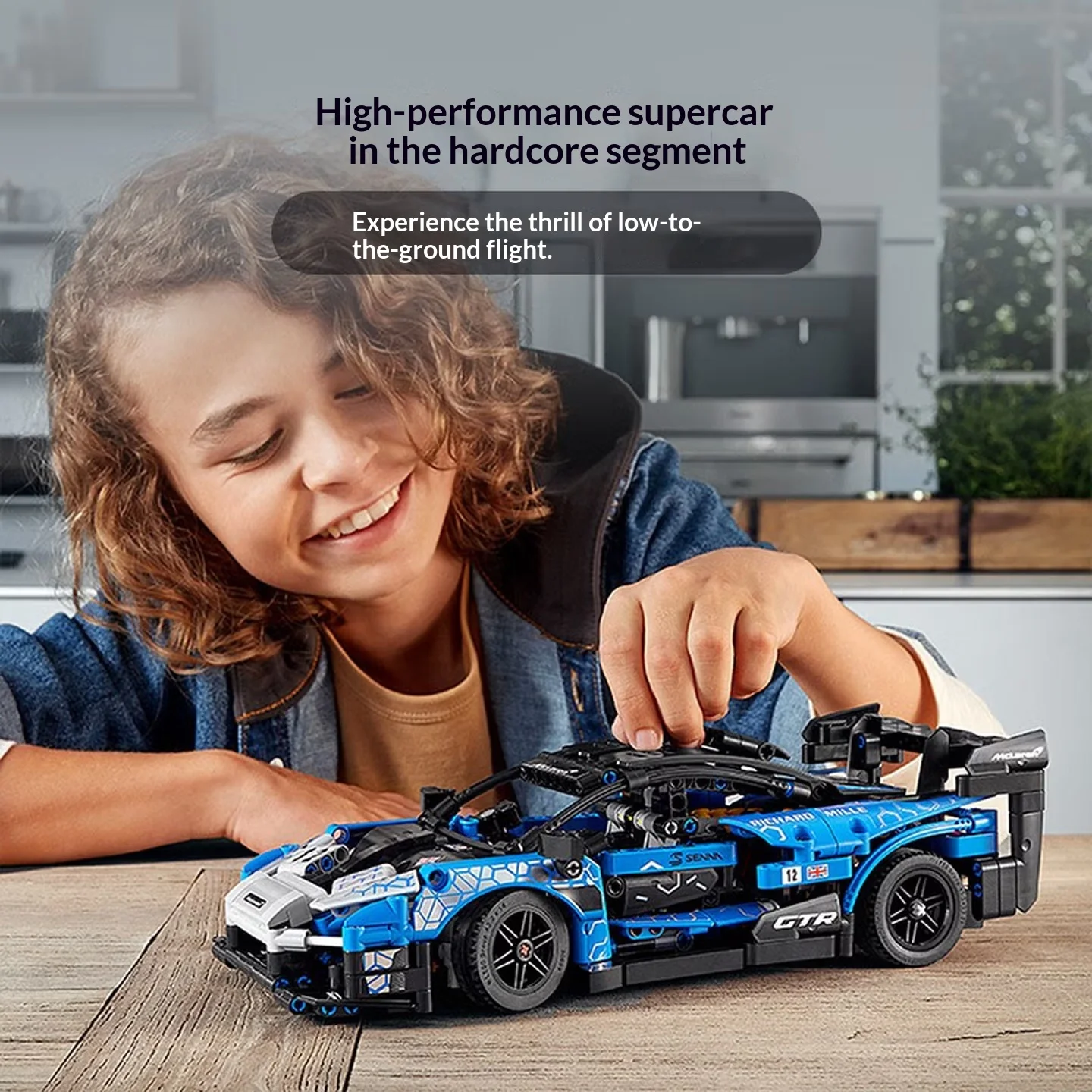 LEGO Bausteine Mechanische Serie 42123 McLaren GTR Spleißblock Spielzeug Kinderspielzeug Geschenk