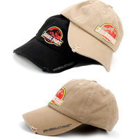 movie cosplay Jurassic Park Unisex Baseball Caps Peaked Cap Sun Shade Hats for Men Women