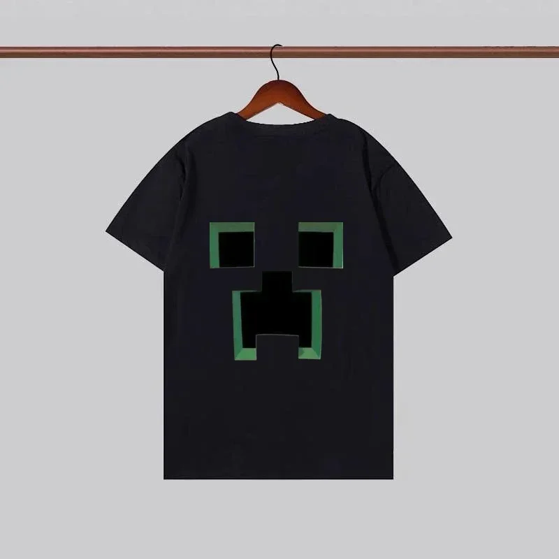 

This is a 100% pure cotton simple printed top from the popular summer men's game Enderman's crawler costume comic