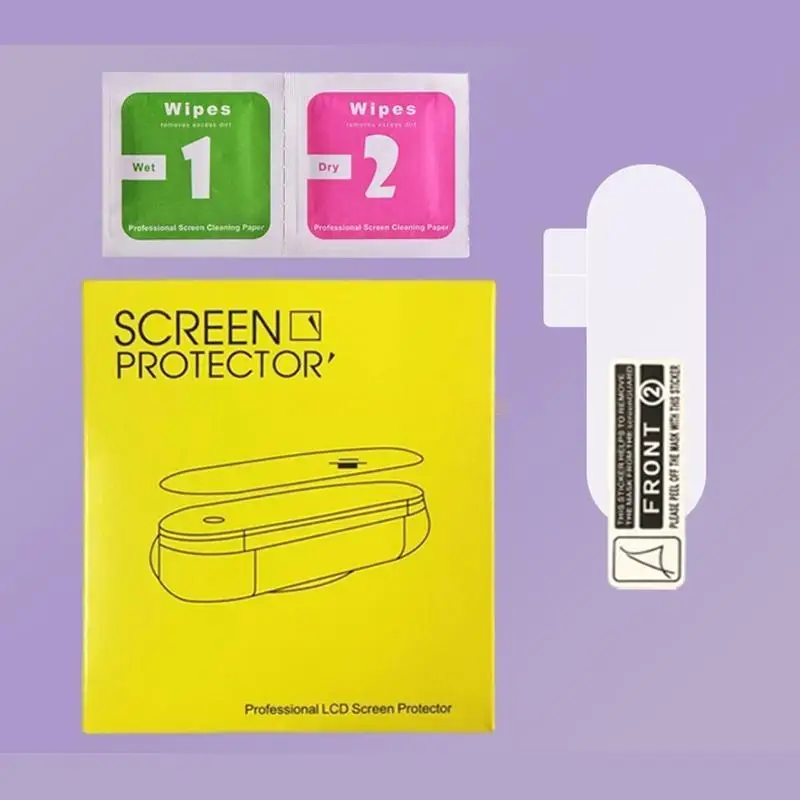 F62C TPU Clear Film para Mi Band 6 5 4 para tela pulseira inteligente Cov curva